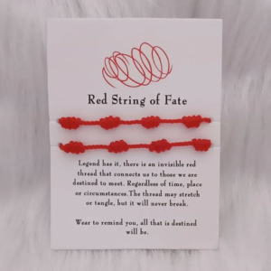 Pulseras hilo rojo del destino 7 nudos