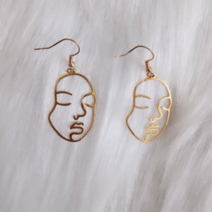 Aros rostro (dorado)